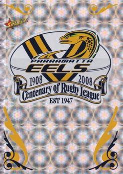 2008 NRL Centenary - Holofoil Club Logos #CL10 Parramatta Eels Front